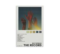 ZZHCMP The Record by BoygeniusPoster mural sur toile pour salon, chambre à coucher et bureau, antisalissures, imperméable, résistant à l'humidité, cadeau pour jeunes, sans cadre, 40 x 60 cm