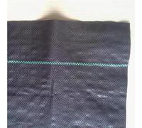 ZZHKVYUMH Toile de paillage Haute résistance - Largeurs : 0,4 m / 0,6 m / 1 m / 1,2 m / 1,5 m - Toile de Sol Non tissée - Membrane Anti-Mauvaises Herbes Noire et Durable(0.6mx50m)