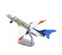 ZZHMBD Diecast Airplane 1:400 Fit For Track Inertia Aircraft Music Story Business Jet Passenger Plane Toy Airplane Modèle (Bleu)