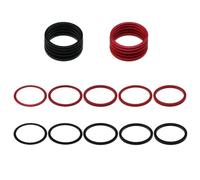 ZZHXSM Lot de 10 entretoises de pédalier de vélo pour cassette de roue libre 7/8/9/10/11 vitesses, alliage d'aluminium avec entretoises de réglage du pédalier de 1/1,5/2/2,5/3 mm