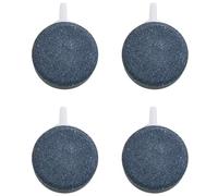 ZZHXSM Lot de 4 pierres à bulles en forme de disque de 3,8 cm, diffuseur d'oxygène, convient pour pompe à air, aquarium, seau, petit étang et réservoir DWC