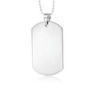 ZZHYGM 5pcs lot Army Chien Pendentif Collier chaîne de Bijoux en Acier Inoxydable '' Punk
