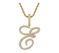 ZZHYGM féminins chaîne de la fête des mères du Ramadan Hop Hip Jewelry Collier Diamond Pendant Femme Pendre Pendrant Capital Pendants Colliers pour sœur