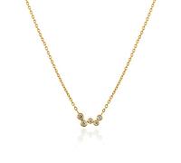 ZZHYGM Lustre Géométrie Diamant Véritable Collier pour Femme Pendentif Chaîne Bijoux Collier Lumière, A, A
