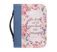 ZZHYTANG Couverture de Bible for Femme en Cuir PU - Poche de Rangement for Accessoires, Convient aux Bibles/Livres de dévotion, matériau de Protection de qualité supérieure(Pattern C,28.5CM)