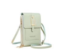 ZZHYTANG Pride Women's Crossbody Phone Wallet with Touchscreen Window - Trendy Minimalist Elegant Style(Vert,B)