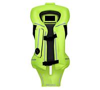 ZZJCY Veste de Moto de Motocyclette, Gilet de Moto avec Airbag Réfléchissant Avancé, Convient aux Hommes et Femmes Adultes, Vert, M