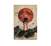 ZZJFFBSS Poster Anime Naruto - Naruto Uzumakis Path to Becoming Hokage - Décoration murale moderne à suspendre - 30 x 45 cm