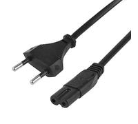 ZZjingli Accessoires informatiques de Haute qualité 2 Prong Style de l'UE for Ordinateur Portable Cordon d'alimentation CA, Longueur: 1,5 m