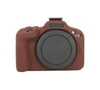 ZZjingli Accessories Étui de Protection en Silicone Souple et Brillant for Canon EOS R100 (Camouflage) (Bleu) (Vert) (café) etc.(Coffee)