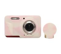 ZZjingli Accessories Étui de Protection en Silicone Souple et Brillant for Kodak Pixpro FZ55(Mist Pink)