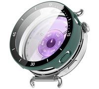 Zzjingli Coque de Protection en Polycarbonate intégré, Style dégradé, avec Film trempé, for Montre Huawei Watch GT 6 41 mm (Rouge, Noir, Vert Officiel, etc.)(Official Green)