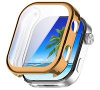 Zzjingli Coque de Protection intégrale en TPU électroplaqué for Redmi Watch 6 (Noir, Rose, Or, etc.)(Rose Gold)