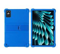ZZjingli Étui de Protection Antichoc en Silicone for Tablette DOOGEE T40 Pro avec Support (Arc-en-Ciel) (Bleu Ciel) (Noir), etc.(Blue)