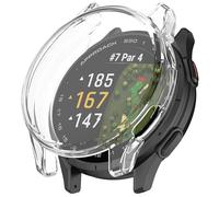 ZZjingli Étui de Protection Complet en TPU galvanisé for Montre Garmin Approach S50 (Couleur Transparente) (Argent) (Or Rose), etc.(Transparent Color)