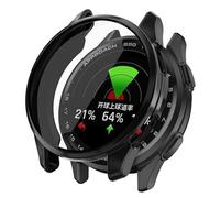 ZZjingli Étui de Protection Complet en TPU galvanisé for Montre Garmin Approach S50 (Noir, Or, Rose, etc.)(Black)