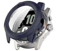 ZZjingli Étui de Protection for Montre for Ticwatch Atlas avec Film trempé intégré(Ink Blue)