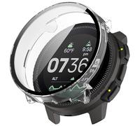 ZZjingli Étui de Protection for Montre PC for Suunto Vertical Tempered Film intégré (Noir) (Bleu Encre) (Rose Vert) etc.(Transparent)
