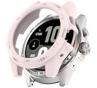 ZZjingli Étui de Protection for Montre Ticwatch Atlas, Demi-Couverture blindée en TPU Creux (Rose), Noir, Orange, etc.(Rose)