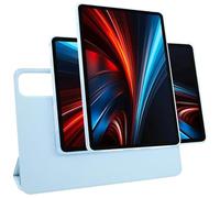 ZZjingli Étui magnétique en Cuir Acrylique Fendu à Trois Volets for Tablette Honor Pad V9/GT 11.5 (2025) (Violet Taro) (Vert bébé), etc.(Ice Blue)