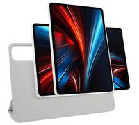 ZZjingli Étui magnétique en Cuir Acrylique Fendu à Trois Volets for Tablette Honor Pad V9/GT 11.5 (2025) (Violet Taro) (Vert bébé), etc.(Grey)