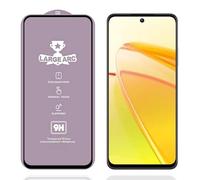 ZZjingli Film Verre Trempé Film de Protection en Verre trempé 9H à Grand Arc en Aluminium de 0,4 mm for Realme C61/C63/Note 60(Color7)