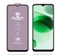 ZZjingli Film Verre Trempé Film de Protection en Verre trempé 9H à Grand Arc en Aluminium de 0,4 mm for Realme C61/C63/Note 60(Color8)
