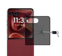 ZZjingli Film Verre Trempé Film de Protection en Verre trempé incurvé 3D for Motorola Razr 60 Ultra, Anti-espionnage et Anti-Traces de Doigts(Color1)