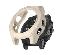 ZZjingli for Garmin Descent G2, étui de Protection Demi-Couverture Creux en TPU Armor (Orange), Vert armée, Noir, etc.(Starlight)