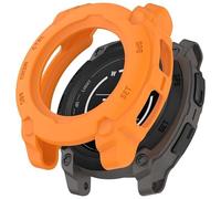 ZZjingli for Garmin Instinct E 40 mm, Demi-Couverture Creuse, étui de Protection en TPU (Orange), Starlight, Bleu, etc.(Orange)