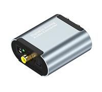 Zzjingli HW-25DA R/L convertisseur Audio numérique vers analogique avec décodeur Audio SPDIF Jack 3.5mm avec Fibre Optique + câble USB