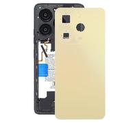 ZZjingli Pièces de Rechange Cache arrière de Batterie for Tecno Spark Go 2024 (Blanc) (Or) (Vert) (Noir)(Gold)