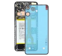 ZZjingli Pièces de Rechange Coque arrière en Verre for Nothing for Phone 3a Lite A001T(Transparent Black)