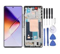 ZZjingli Pièces de Rechange for Infinix Note 40 Pro 4G X6850 AMOLED écran LCD numériseur Assemblage Complet avec Cadre