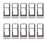 ZZjingli Pièces de Rechange for Oppo A5 Pro 4G CPH2711 Lot de 10 Plateaux for Carte SIM + Plateau for Carte SIM/Plateau for Carte Micro SD (Or) (Rose)(Rose)