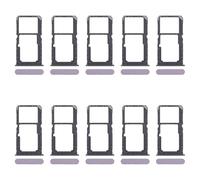 ZZjingli Pièces de Rechange for Oppo A80 5G CPH2639 Lot de 10 Plateaux for Carte SIM + Plateau for Carte SIM/Plateau for Carte Micro SD (Violet) (Vert) (Noir)(Violet)