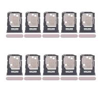 ZZjingli Pièces de Rechange for Oppo Reno12 Pro CPH2629 Lot de 10 Plateaux for Carte SIM + Plateau for Carte SIM/Plateau for Carte Micro SD (Argent) (Rose) (Noir)(Rose)