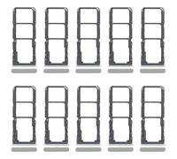 ZZjingli Pièces de Rechange for Realme 11x 5G RMX3785 Lot de 10 Plateaux for Carte SIM + Plateau for Carte SIM + Plateau for Carte Micro SD (Bleu) (Vert) (Noir)(Green)