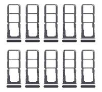 ZZjingli Pièces de Rechange for Realme 11x 5G RMX3785 Lot de 10 Plateaux for Carte SIM + Plateau for Carte SIM + Plateau for Carte Micro SD (Bleu) (Vert) (Noir)(Black)