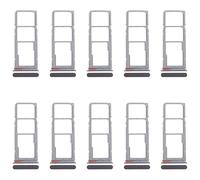 ZZjingli Pièces de Rechange for Realme C75 4G RMX3941 Lot de 10 Plateaux for Carte SIM + Plateau for Carte SIM + Plateau for Carte Micro SD (Or) (Noir)(Black)