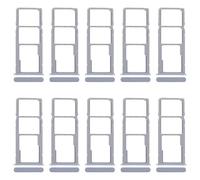 ZZjingli Pièces de Rechange for Realme Note 50 RMX3834 Lot de 10 Plateaux for Carte SIM + Plateau for Carte SIM + Plateau for Carte Micro SD (Or) (Vert) (Rose)(Rose)