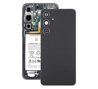 ZZjingli Pièces de Rechange for Samsung Galaxy S24 FE SM-S721B Coque arrière OEM avec Couvercle d'objectif d'appareil Photo (Jaune) (Blanc) (Jaune Clair), etc.(Black)