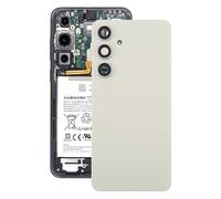 ZZjingli Pièces de Rechange for Samsung Galaxy S24 FE SM-S721B Coque arrière OEM avec Couvercle d'objectif d'appareil Photo (Jaune) (Blanc) (Jaune Clair), etc.(Light Yellow)