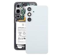 ZZjingli Pièces de Rechange for Samsung Galaxy S24 FE SM-S721B Coque arrière OEM avec Couvercle d'objectif d'appareil Photo (Jaune) (Blanc) (Jaune Clair), etc.(Blanc)