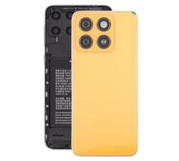 ZZjingli Pièces de Rechange for ZTE Blade A55 Z2450 Cache arrière de Batterie avec Cadre Central/Cache Objectif d'appareil Photo (Vert) (Orange) (Noir)(Orange)