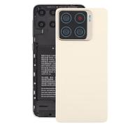 ZZjingli Pièces de Rechange for ZTE Blade A56 Z2473 Couvercle arrière de Batterie en Plastique avec Cadre d'objectif d'appareil Photo (Noir) (Argent) (Jaune)(Jaune)