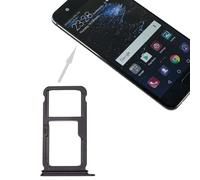 ZZjingli Pièces de Rechange Tiroir for Carte SIM et Micro SD for Huawei P10 Plus (Noir, Vert, Bleu)(Black)