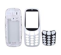 ZZjingli Repairparts Couvercle de boîtier Complet avec Clavier for Nokia 3310 (Noir) (Couleur : Grey)