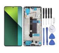 ZZjingli Repairparts Écran LCD AMOLED Complet avec châssis for Xiaomi Poco X6 (Blanc, Violet, Bleu, Noir)(Violet)
