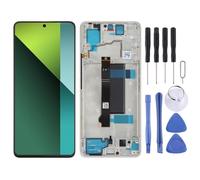 ZZjingli Repairparts Écran LCD AMOLED Complet avec châssis for Xiaomi Poco X6 (Blanc, Violet, Bleu, Noir)(Blanc)